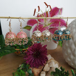 Jhumki Floral Earrings
