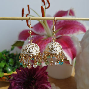 Jhumki Floral Earrings