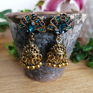 Jhumki Fan Earrings