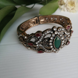 Red and Green Stone Bangle