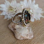 Black Stone Vintage Ring