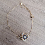 Hamsa Hand Charm Bracelet