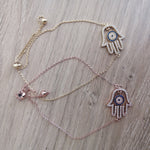 Hamsa Hand Charm Bracelet