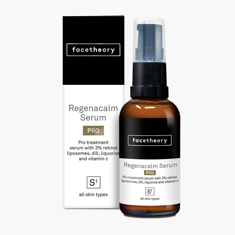 Facetheory Regenacalm Serum S1 Pro with 3% Encapsulated Retinoid and Liquorice and Vitamin C 30ml